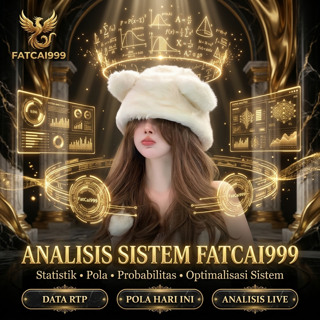 Analisis sistem FatCai999 menampilkan visualisasi dashboard data, arsitektur backend, dan elemen keamanan digital yang transparan.